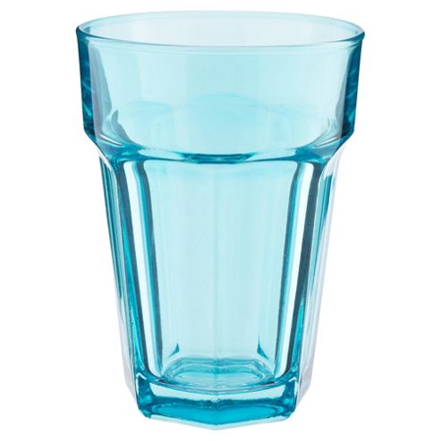 Image of Tesco Single Soda Glass, Aqua