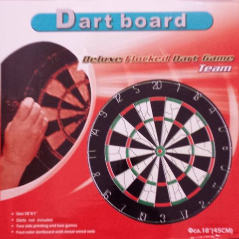 Image of De Luxe Flocked Dartboard