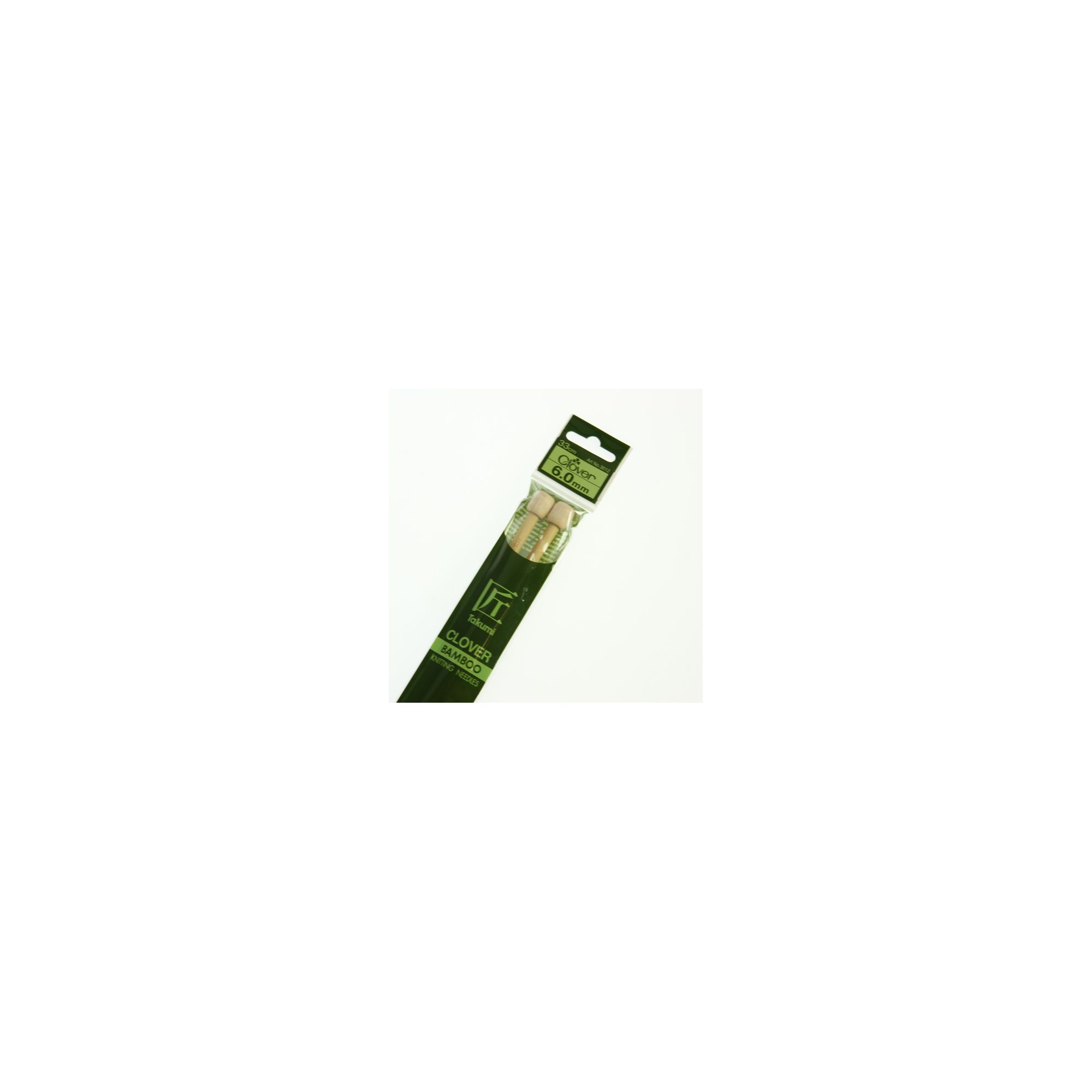 Clover Takumi Bamboo Knitting Needles 60mm 2pk