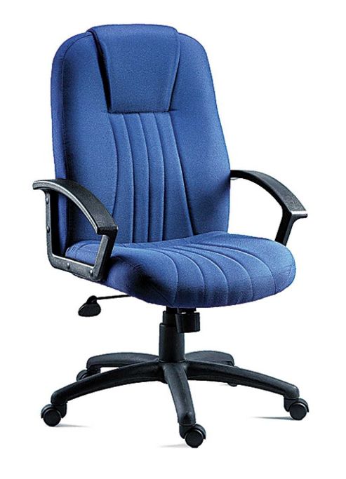 Image of Teknik Office City Fabric Executive Armchair - Blue