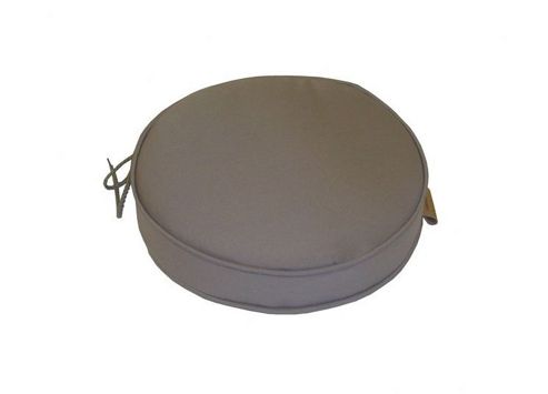Image of Glencrest Seatex Bespoke Round Pad Cushion (set Of 2) - Taupe