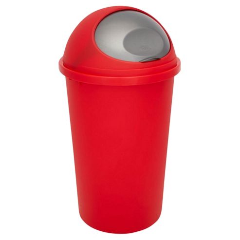 Image of Tesco 45l Kitchen Bullet Bin - Red
