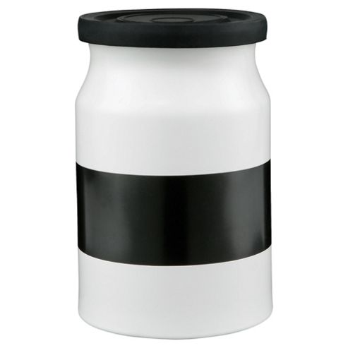 Image of Chalkboard Label Ceramic Storage Canister, Medium