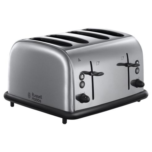 Image of Russell Hobbs 20710 4 Slice Toaster - Stainless Steel