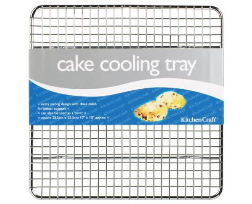 Image of "k/craft Chrome Plated Cake Cooling Tray 46cm X 25cm, Sleeved"