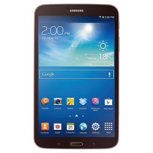 Image of Samsung Galaxy Tab 3, 8" Tablet, 16gb, Wifi - Brown