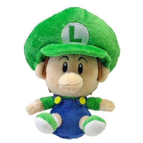 Image of Official Nintendo Mario Plush Series Stuffed Toy - 13cm Baby Luigi