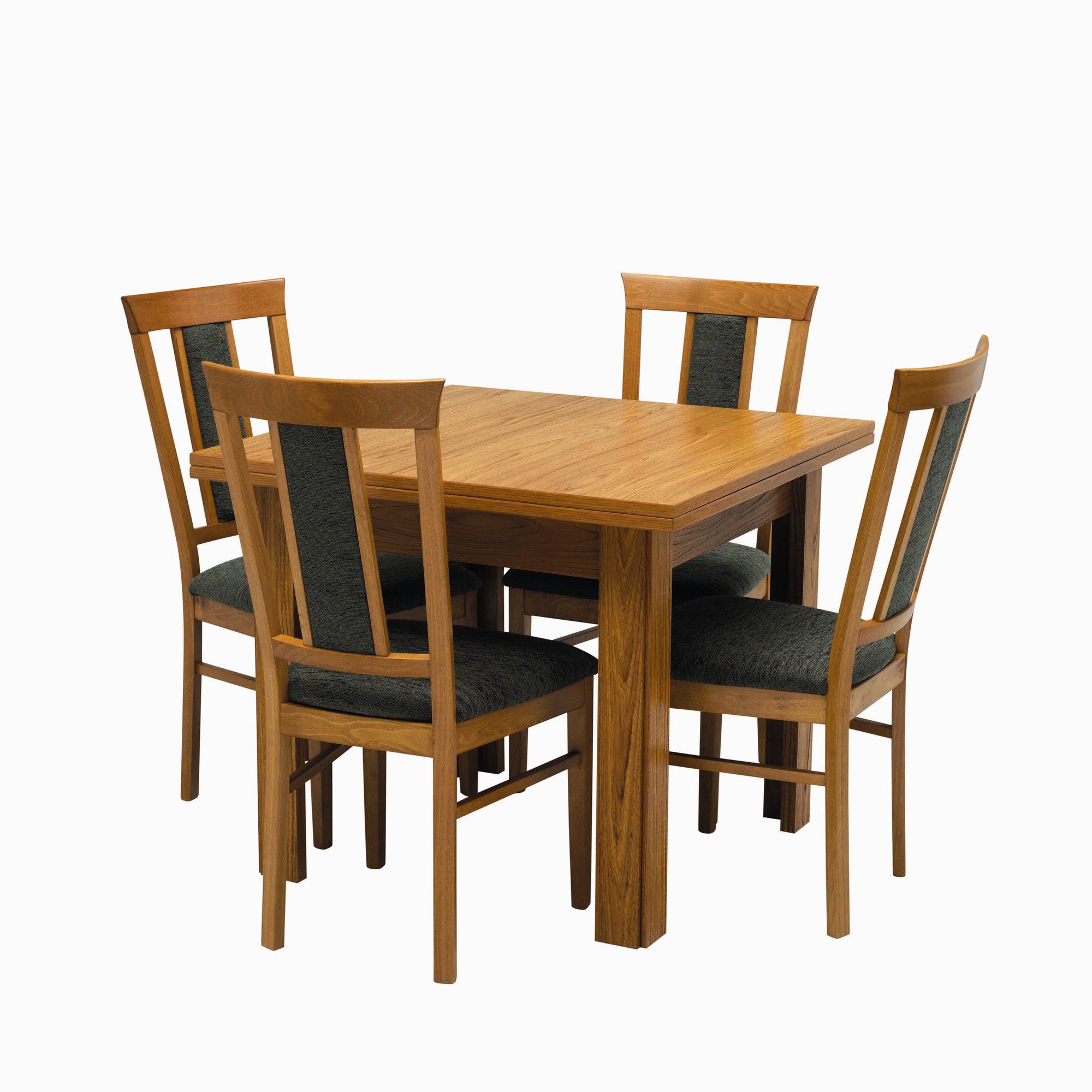 Caxton Tennyson Butterfly 4 Chair Dining Set - Green at Tesco Direct