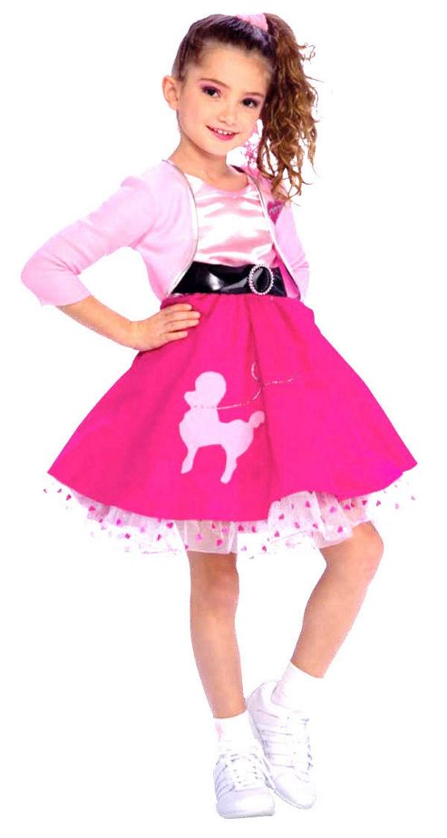 Image of Rubies Fancy Dress Costume - 50's Favourites - 50's Girl - Uk Toddler