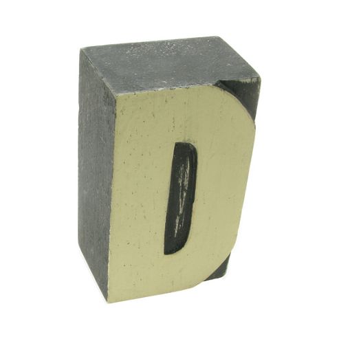 Image of Block Letter - D