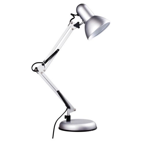Image of Premier Housewares Desk Lamp - Silver