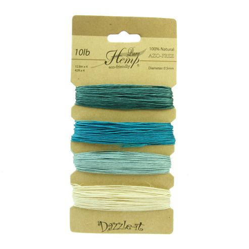 Image of Pure Hemp 0.5mm Shades Of Aqua