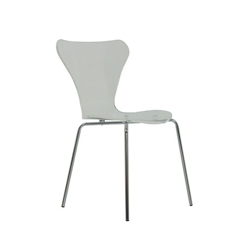 Image of Series 7 Style Clear Gel Acrylic Dining Chair