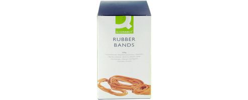 Image of Q-connect Rubber Bands 500gm Assorted