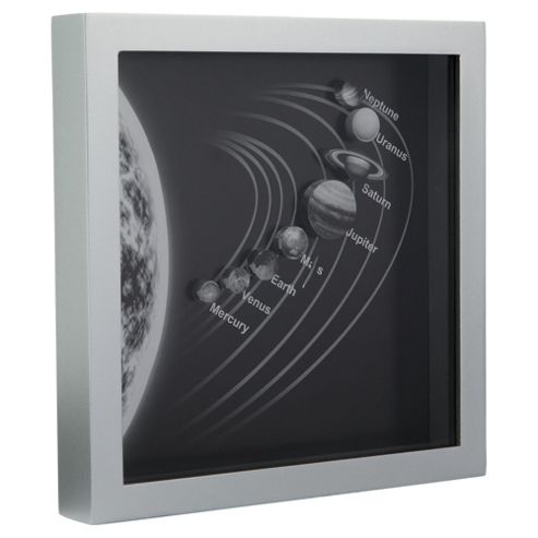 Image of Tesco Planets Framed Wall Art