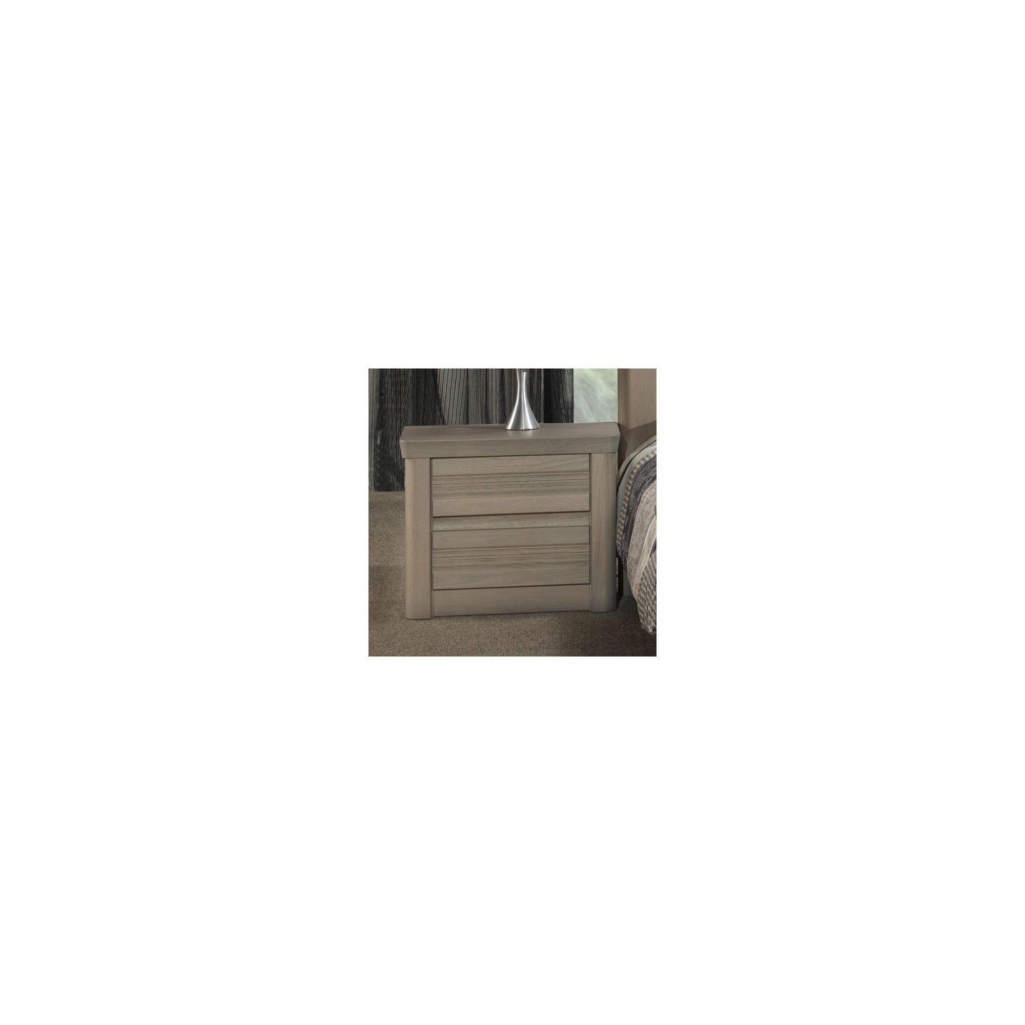 Sleepline Mundo Bedside Table - Grey Mat Lacquered at Tesco Direct