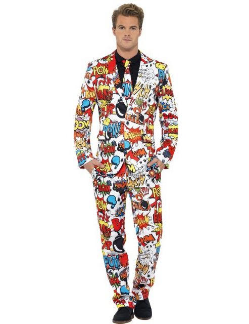 Image of Comic Strip Stand Out Suit - Adult Costume Size: 46-48