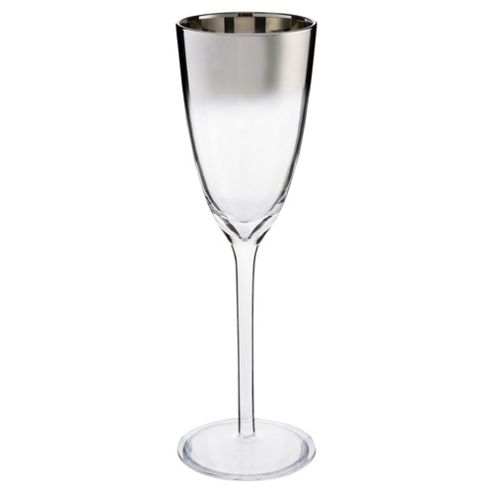 Image of Tesco Grand Hotel Metallic Champagne Glasses, 2 Pack