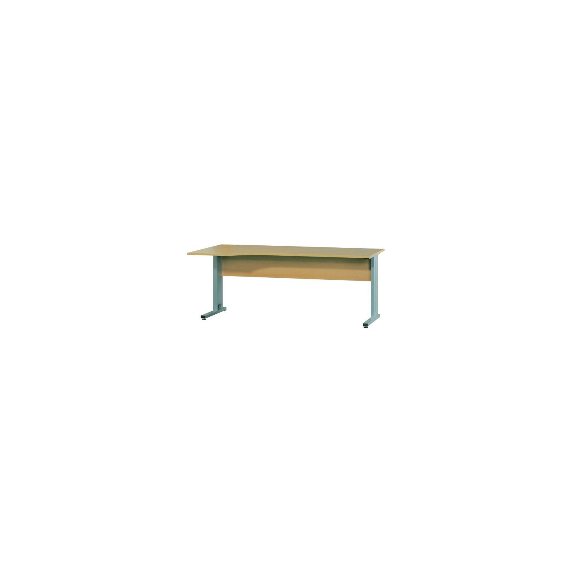 Bush Techno Speed L/H 1800mm Cantilever Framed Techno Speed Ergonomic Desk in Maple at Tesco Direct