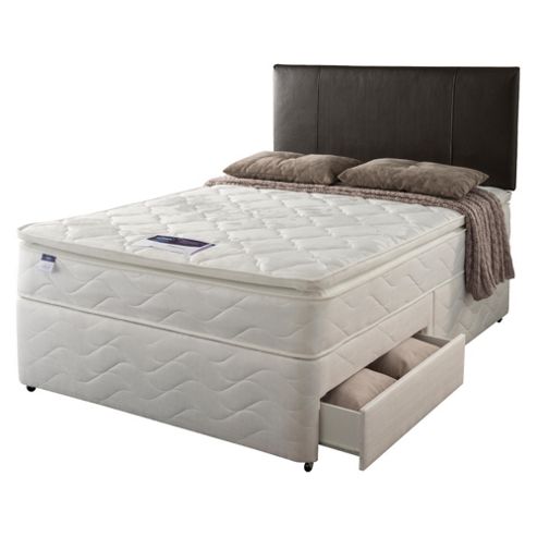 Image of Silentnight Miracoil Pillowtop Fiji 4 Drawer Divan Set - King (5ft)