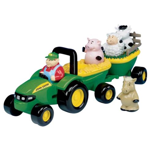 Image of John Deere - Animal Sounds Hay Ride - Tomy