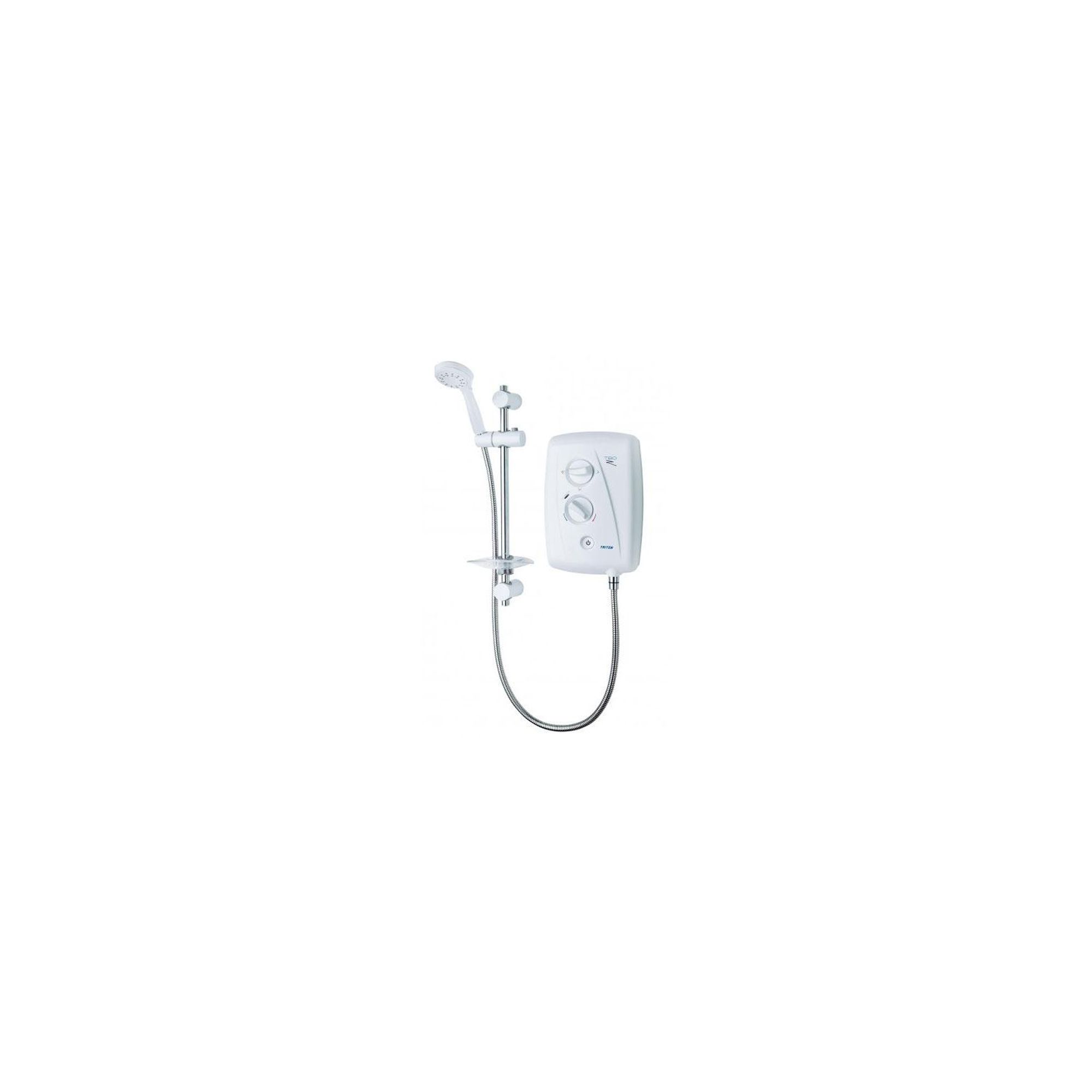 Triton T80Z Fast-Fit Electric Shower White/Chrome 9.5 kW at Tesco Direct