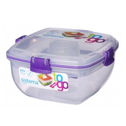 Image of Sistema Salad To Go, 1.1 Litre, Purple