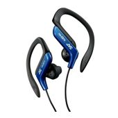JVC Ear-hook Sports Headphones with Adjustable Clip - Blue