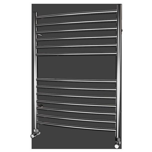 Image of Urbane Designs Curvo Curved Traditional Heated Towel Rail - 80 Cm H X 60 Cm W X 13 Cm D