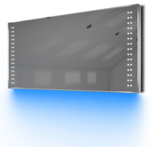 Image of Ambient Ultra-slim Led Bathroom Mirror With Demister Pad & Sensor K62b