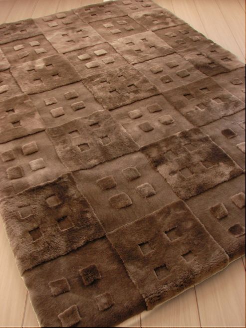 Image of Bowron Sheepskin Shortwool Design Vintage 45 Java Rug - 240cm H X 65cm W X 1cm D