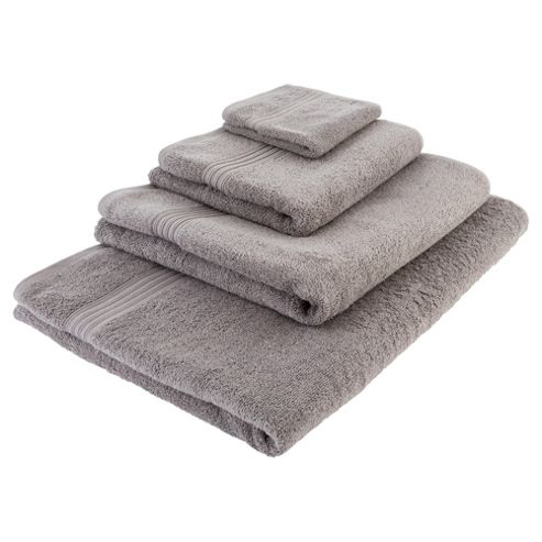Image of Tesco Hygro 100% Cotton Towel - Grey