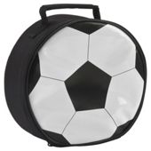 Football Lunch Bag, Black/White