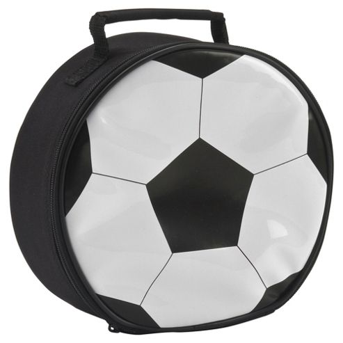 Image of Football Lunch Bag, Black/white