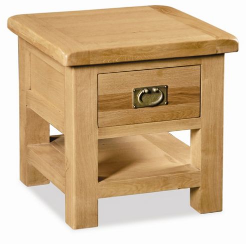 Image of Alterton Furniture Pemberley Lamp Table With Drawer