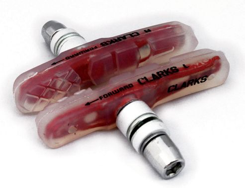 Image of Clarks Cps960 - 72mm Bmx Brake Blocks, Unique Styling & Powerful Braking Compound