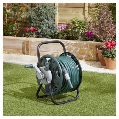 Tesco 25M Hose Reel With Accessories