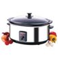 Morphy Richards 48715 Oval Slow Cooker Stainless Steel 6.5L