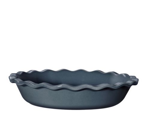 Image of Emile Henry 26cm 1.4l Clafoutis Pie Dish, Bleu Pavot