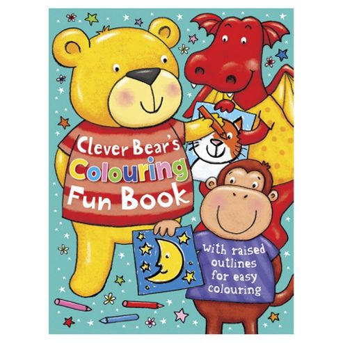 Image of Clever Bear Raised Line Colouring