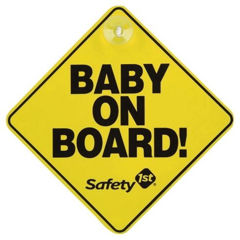 Image of Safety 1st Baby On Board Car Sign