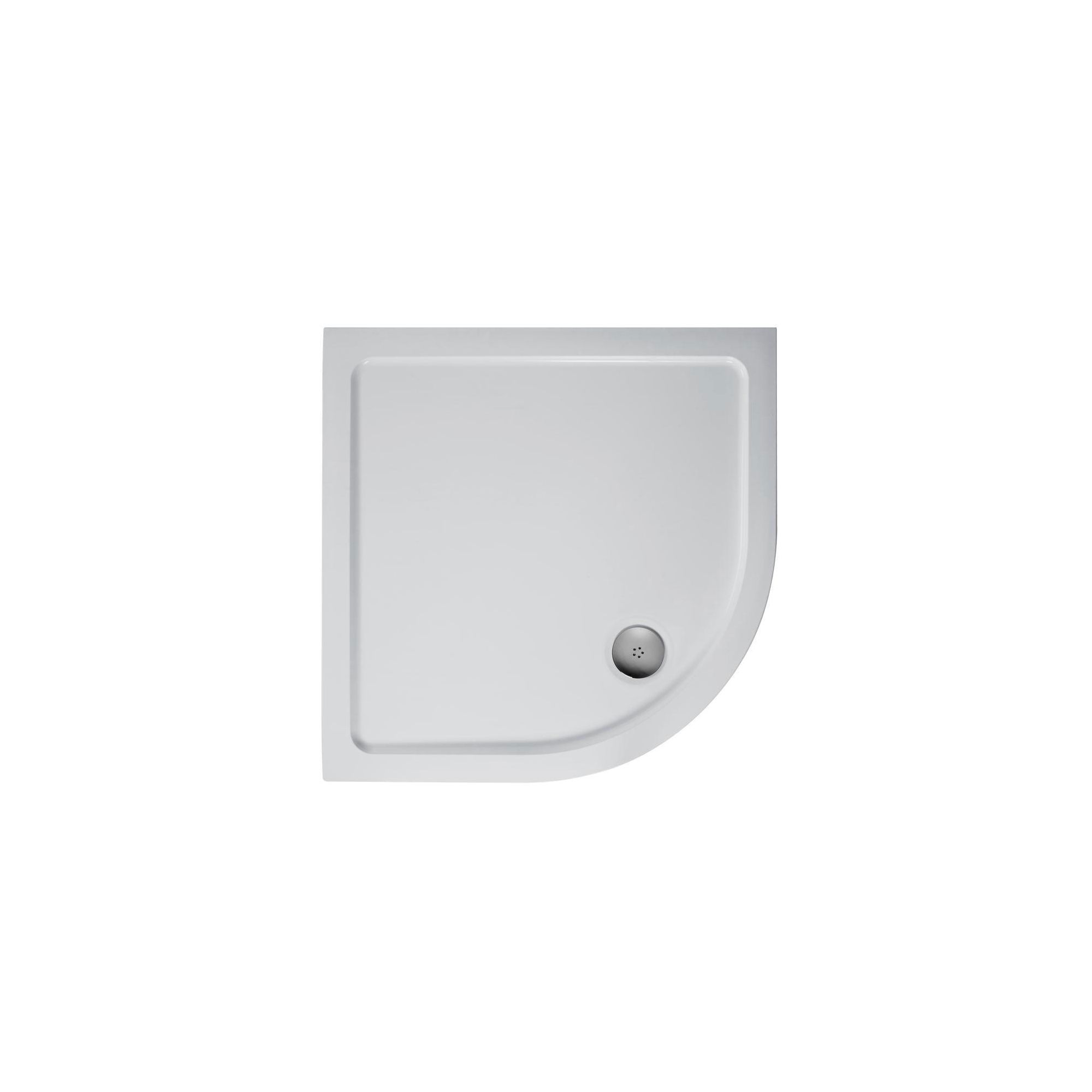Ideal Standard Kubo Quadrant Shower Enclosure, 800mm x 800mm, Bright Silver Frame, Low Profile Tray at Tesco Direct