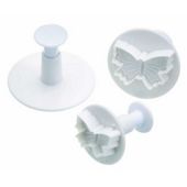 Set of Three Butterfly Fondant Plunger Cutters