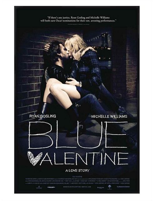 Image of Blue Valentine Gloss Black Framed Nobody Baby But You And Me Poster