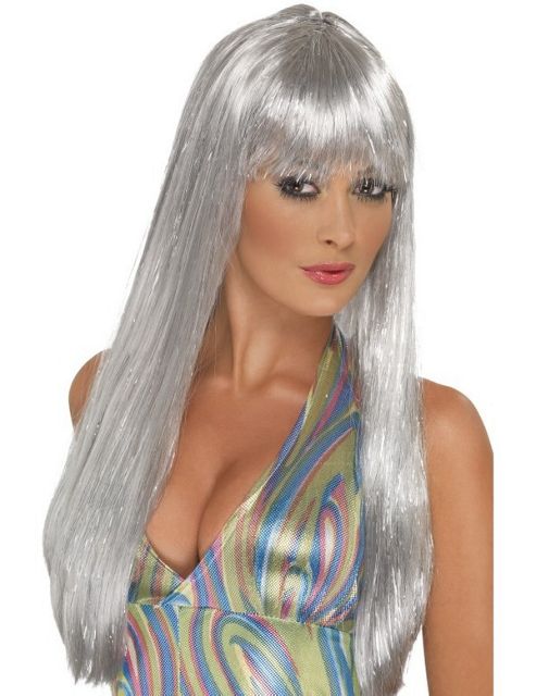 Image of Adult Glitter Disco Wig