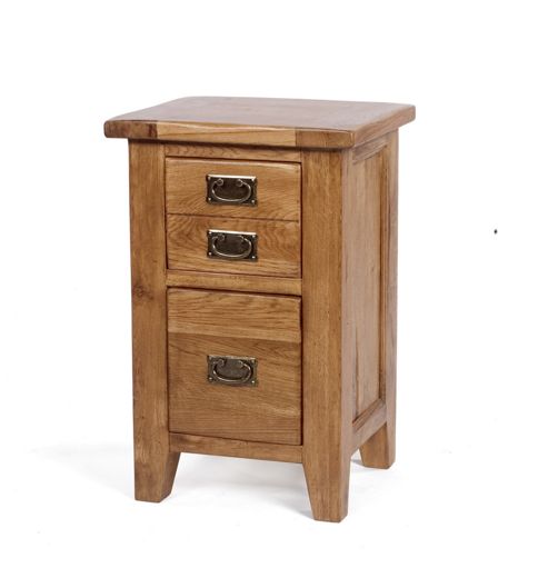 Image of Wiseaction Florence 3 Drawer Bedside Table