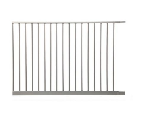 Image of 105cm Wide Extension Gate For F870s - Silver - F877s - Dreambaby
