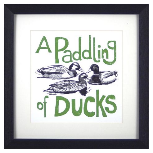 Image of Animal Friends Framed Print - Ducks