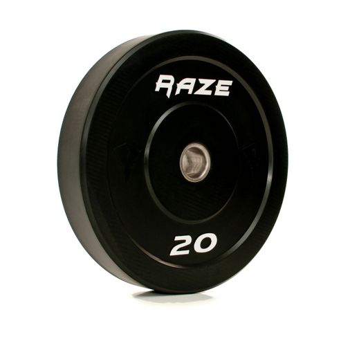 Image of Raze 20kg Black Series Solid Rubber Olympic Plate (x1)