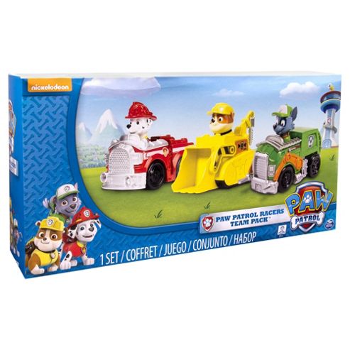 Image of Paw Patrol Racers 3 Pack Mrshl/rubl/rocky